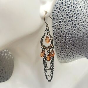 E456 Gypsy fancy drop earrings